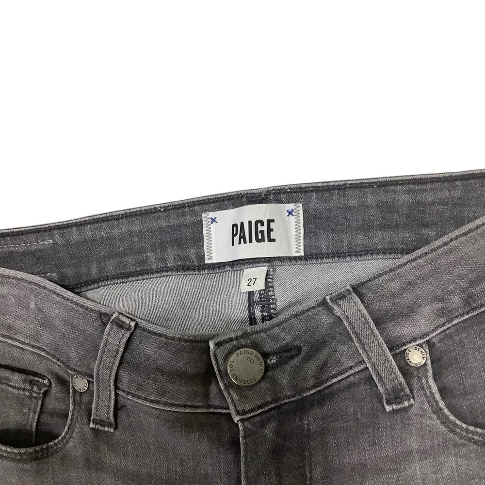 Paige Verdugo Ultra Skinny Jeans Sz 27 Silvie Gray